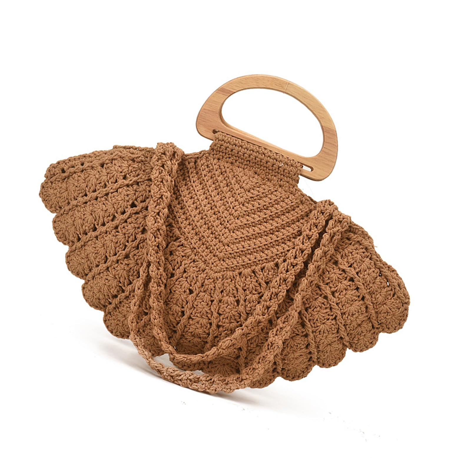 Sac en coquillage en coton, rangez vos essentiels de plage avec style