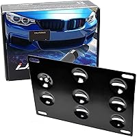 Vista 1 de Soporte para placa matrícula para BMW, Negro