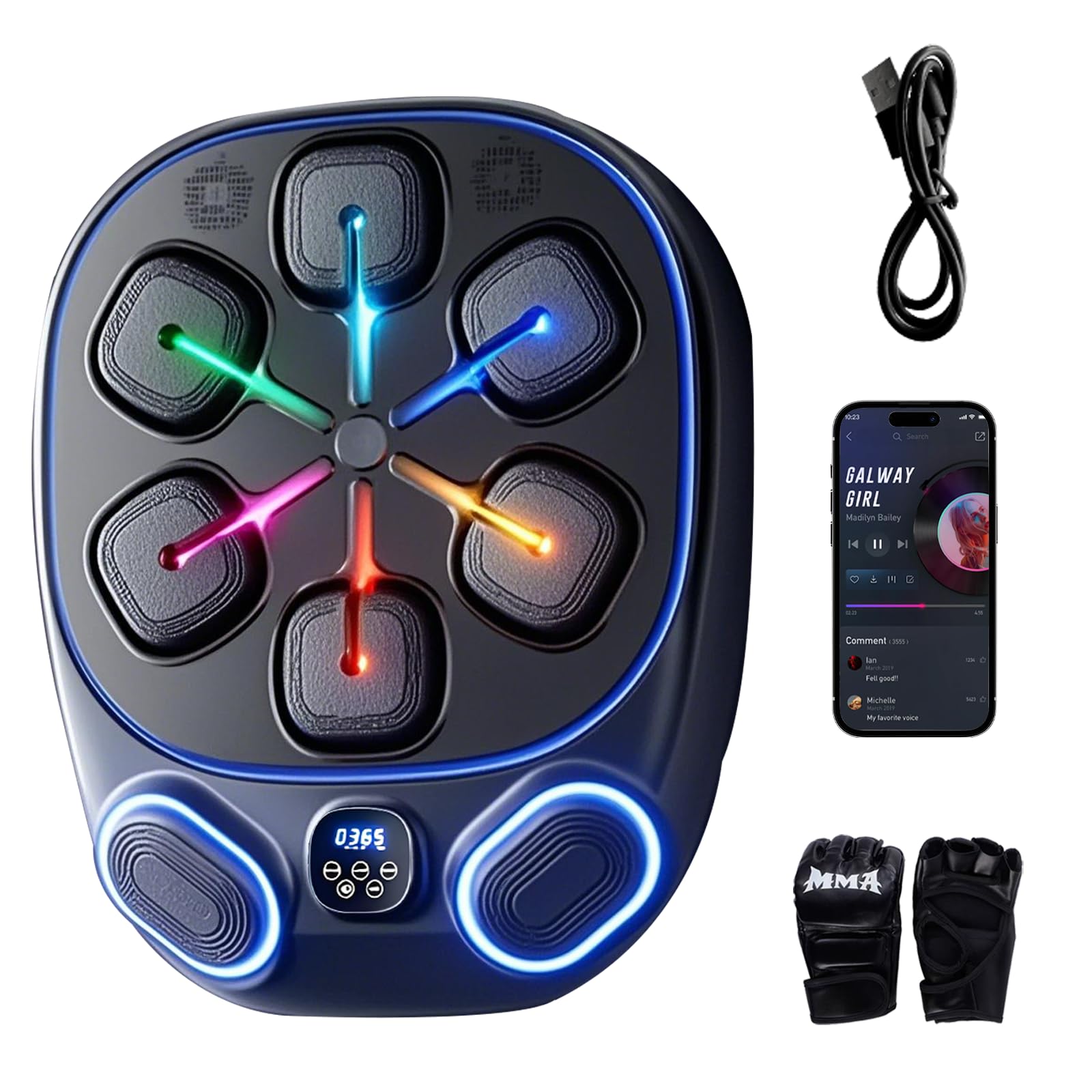 Punching Music Boxing Machine Upgraded Large Size Music Boxing