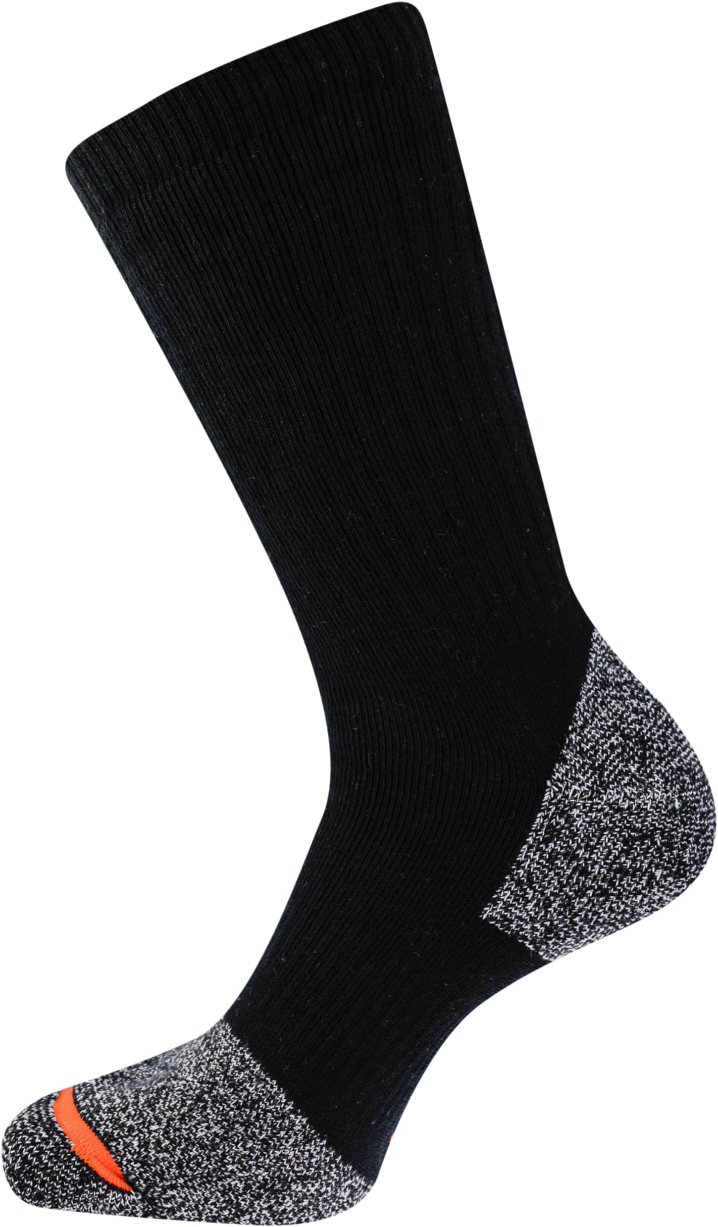 Unisex Adult Men's and Women's Cotton Safety Work Crew Socks - 2 Pairs - Breathable Blister Prevention