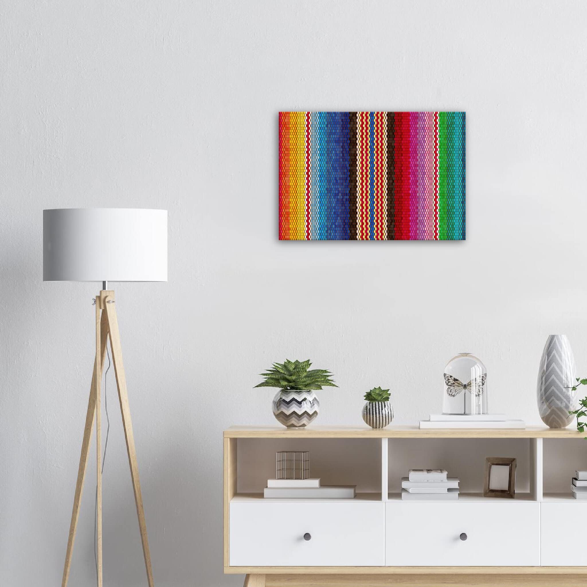 Art mural abstrait Séquence colorée pour illuminer votre chambre