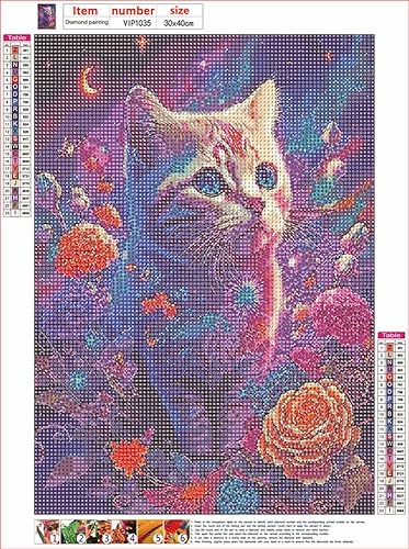 Miniatura 7 de Kits de pintura de diamantes 5D para bricolaje, kit de arte de diamantes de anime redondo para principiantes y adultos, perfecto para decoración de