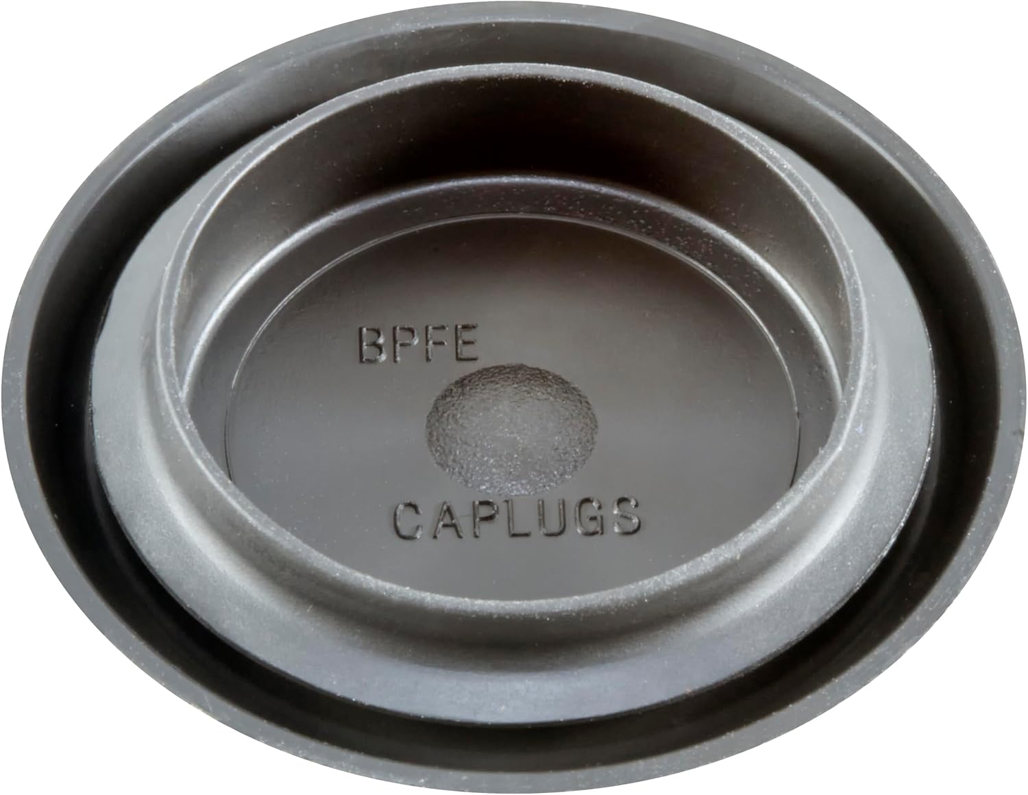 Caplugs BPFE-39MM BPFE Series, Ergonomic Button Plugs with Flush-Type Heads, Black FlexTemp, to Fit Hole Size 1.201” – 1.260” x Metal Thickness 0.031” - 0.079”, Pack of 2000 (BPFE-39MMQ1)