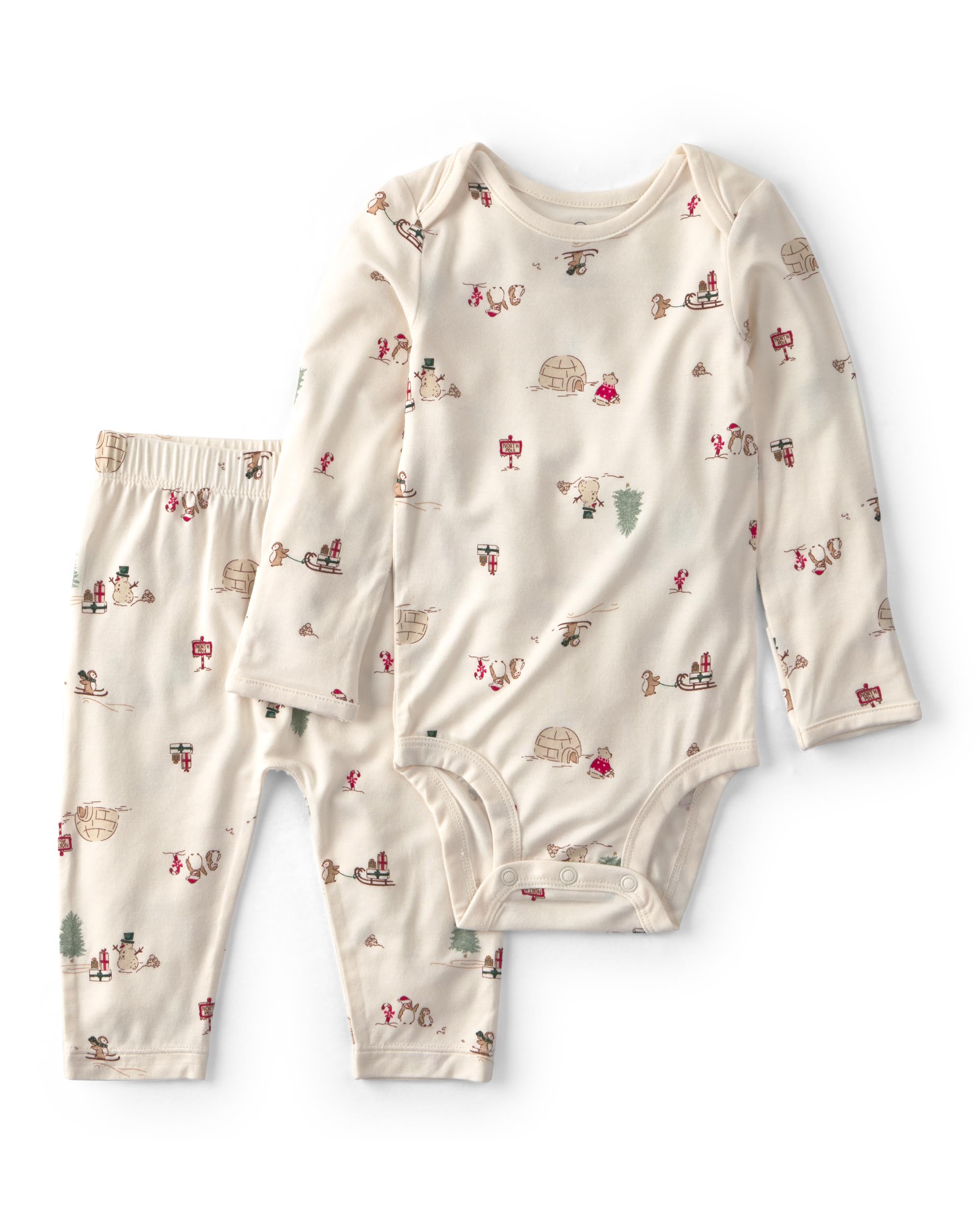 Baby Purely Soft 2-piece Bodysuit Pant Set