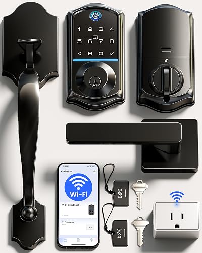 Veise VE017G-H Wi-Fi Smart Door Lock product photo (Smart Locks) — ScooterReviewPro review