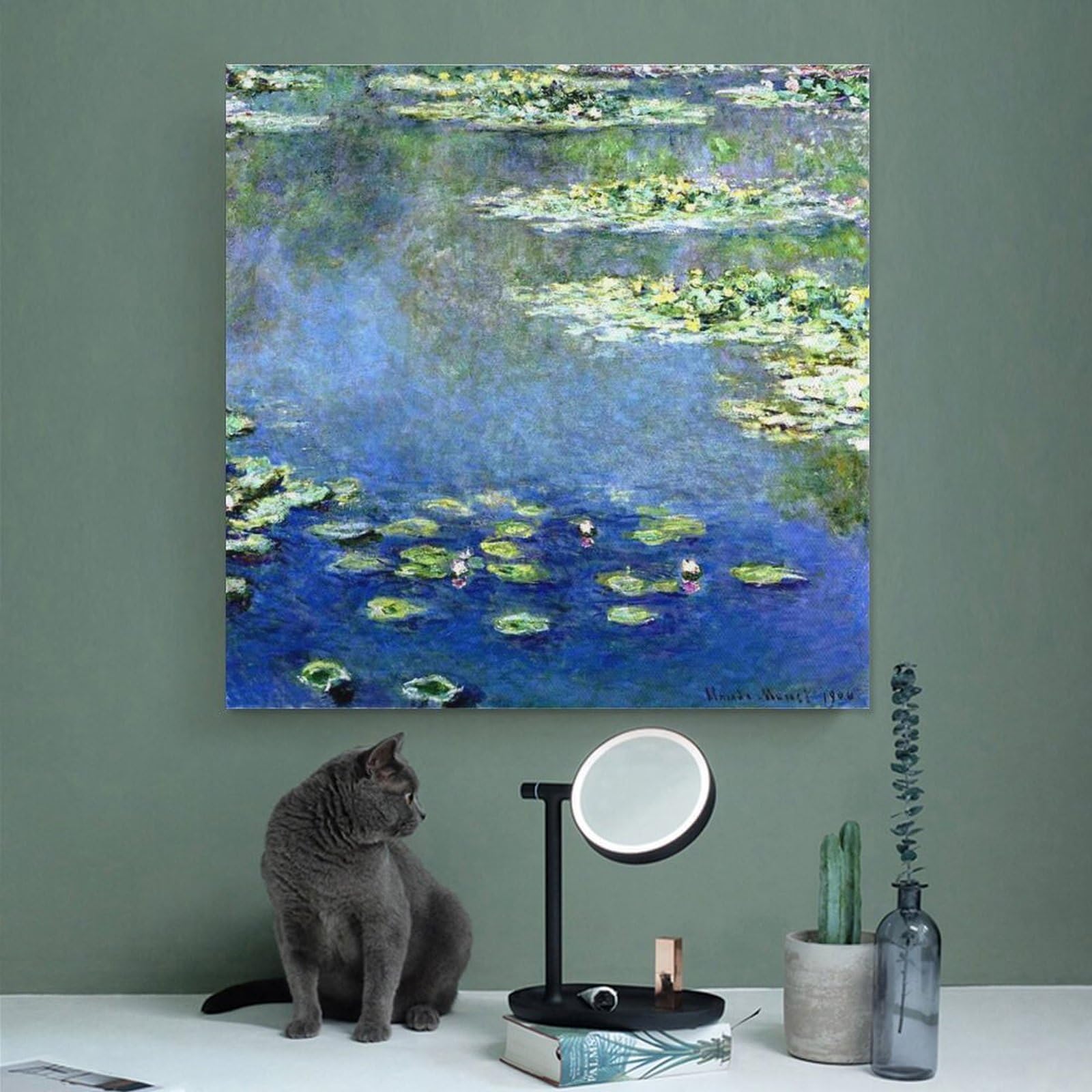Amazon.co.jp: Claude Monet クロード・モネ Water Lilies 芸術パネル