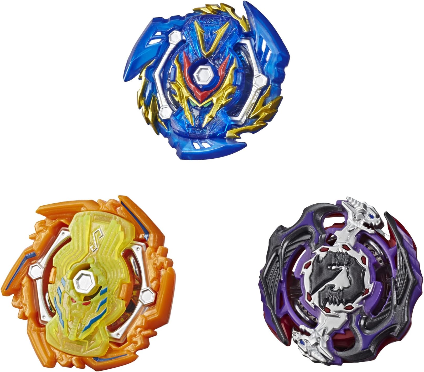 BEYBLADE Burst Rise Hypersphere Battle Guardians 3-Pack - Solar Sphinx S5, Gargoyle G5, Sword Valtryek V5 Battling Top Toys