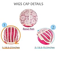 Vista 7 de Peluca trenzada negra con flequillo para niños, peluca larga y recta con 2 coletas, pelucas sintéticas para niñas, pelucas sintéticas con gorra