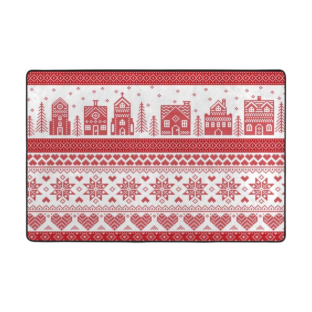 Tapis de Noël pour réchauffer un salon froid tapis velours corail doux