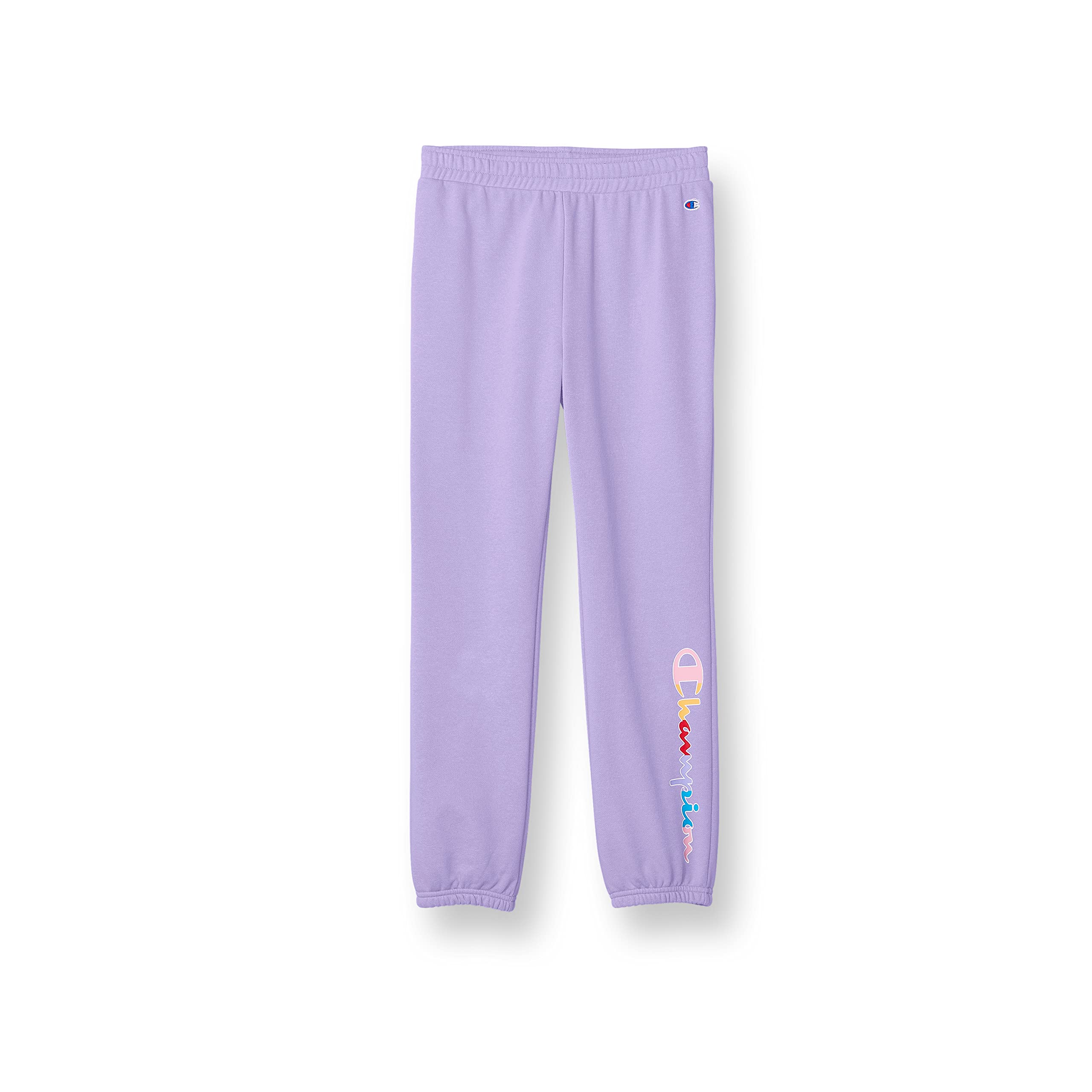 Champion Girls Sweatpants, Kids' Joggers for Girls, Lightweight Kids' Sweats, French Terry