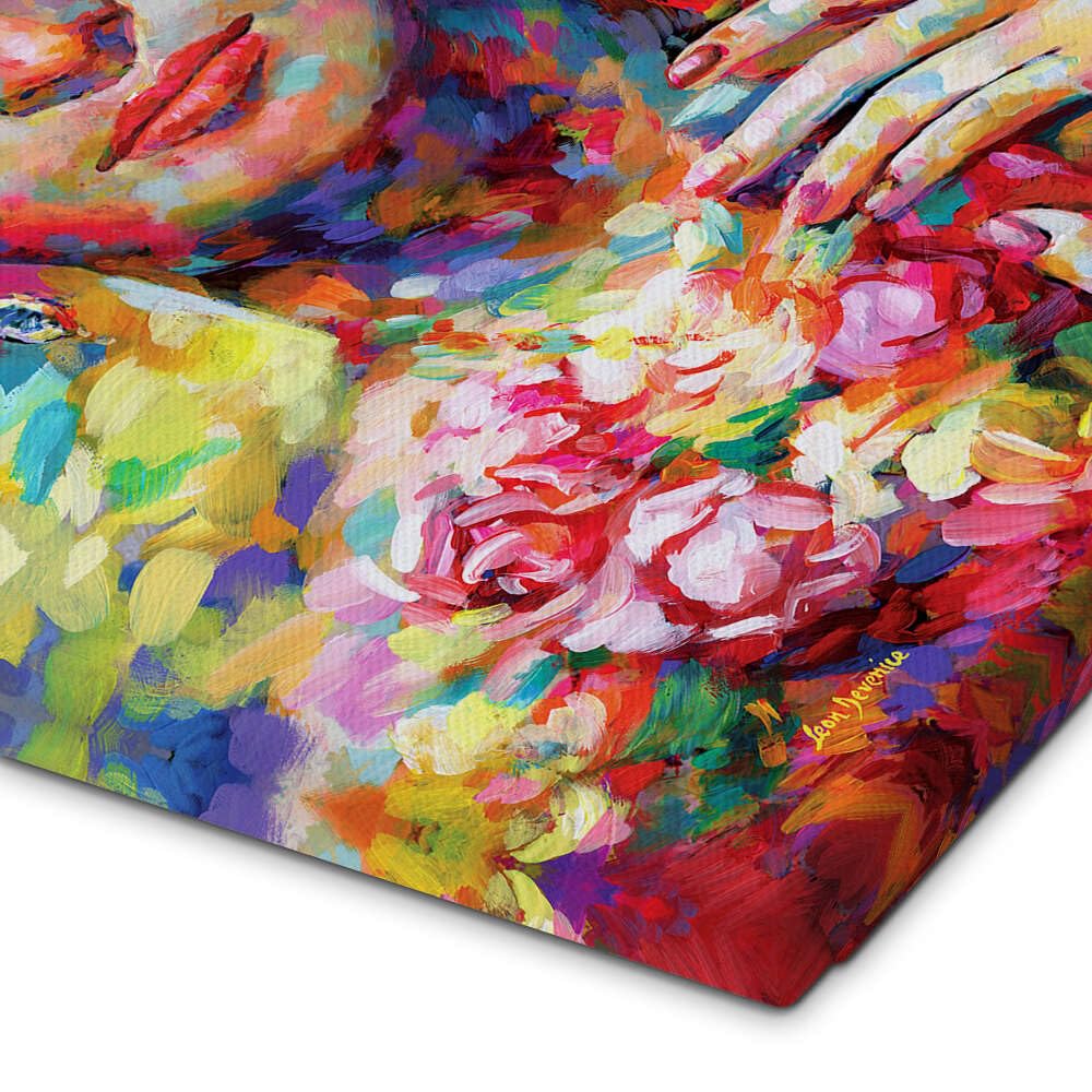 Colourful Frida Kahlo Obraz na płótnie