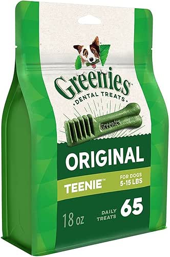 GREENIES Original TEENIE Natural Dental Care Dog Treats, 18 oz.