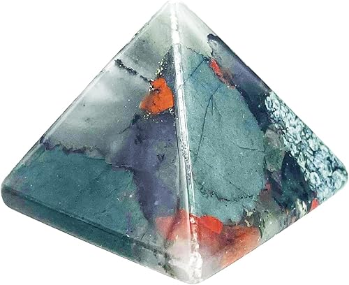 Fekuar Piedra de rodonita natural de orgón, generador de energía positiva de punto de cristal curativo de chakras, equilibrio de reiki, 1.181in