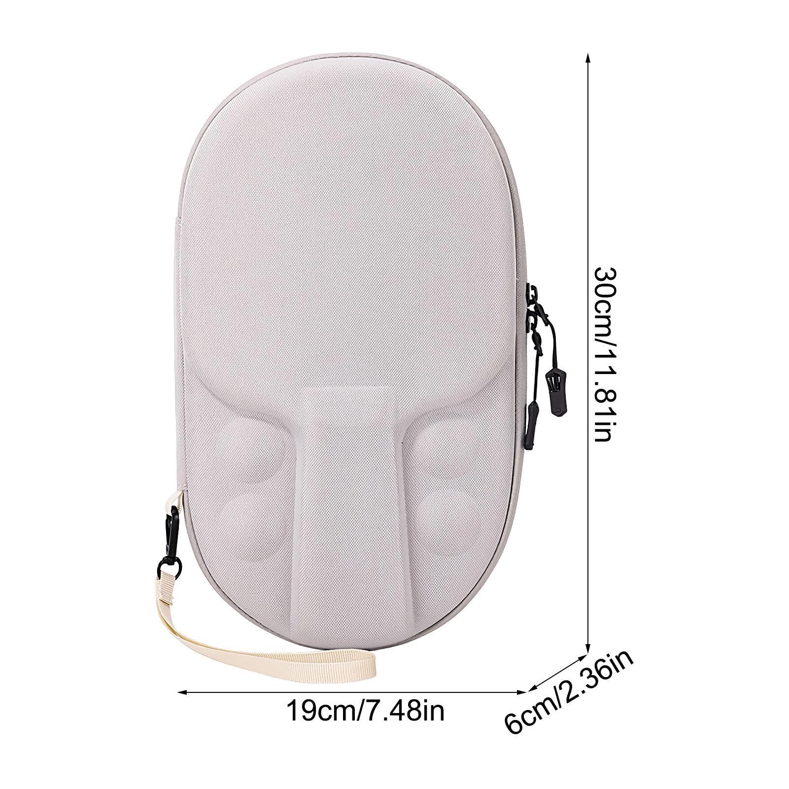 Paleta Tenis Mesa Carcasa Dura Protector Arañazos Portátil EVA Tela Oxford Capacidad 2 Palas 4 Bolas