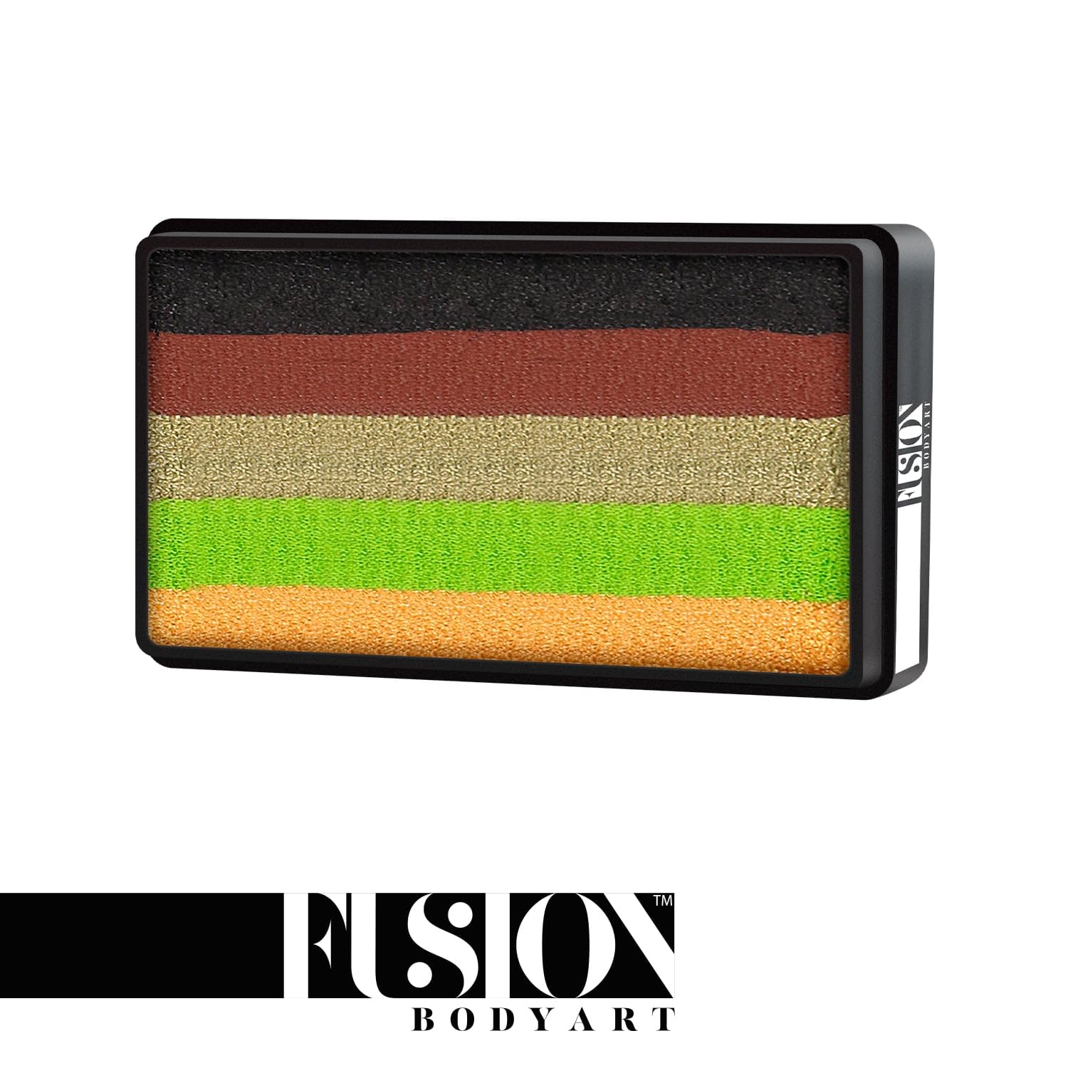 Fusion Body Art & FX Pro Quality Professional Water Based Paint Fern by Natalee Davies 30gr Split Cake | Hypoallergenic Safe & Non-Toxic - Easy to Paint and Wash Off