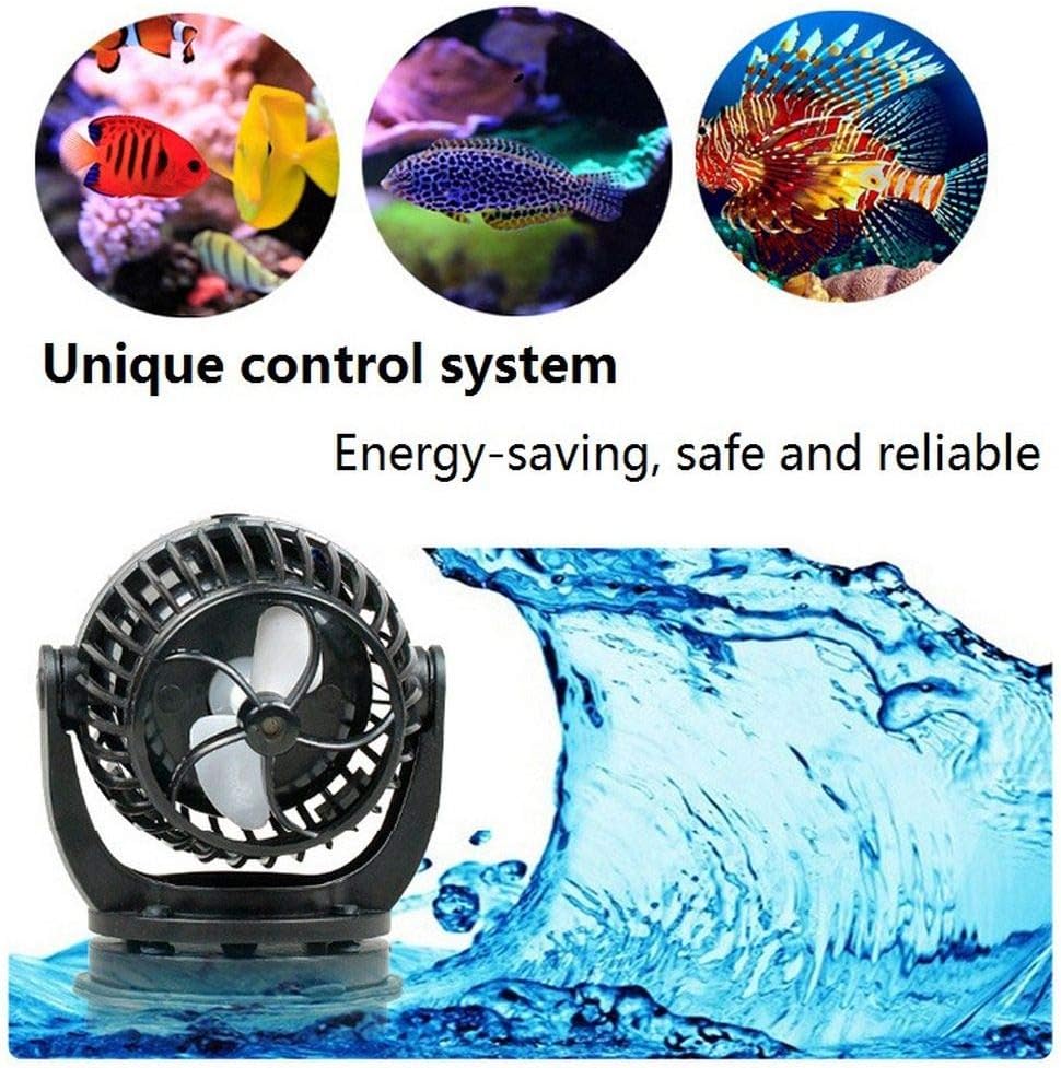 ningfulu101 Aquarium Wave Maker, Wavemaker with Smart Controller, Cross Flow Pump, Aquarium Fish Tank Pump Controller, Water Pump RW-4