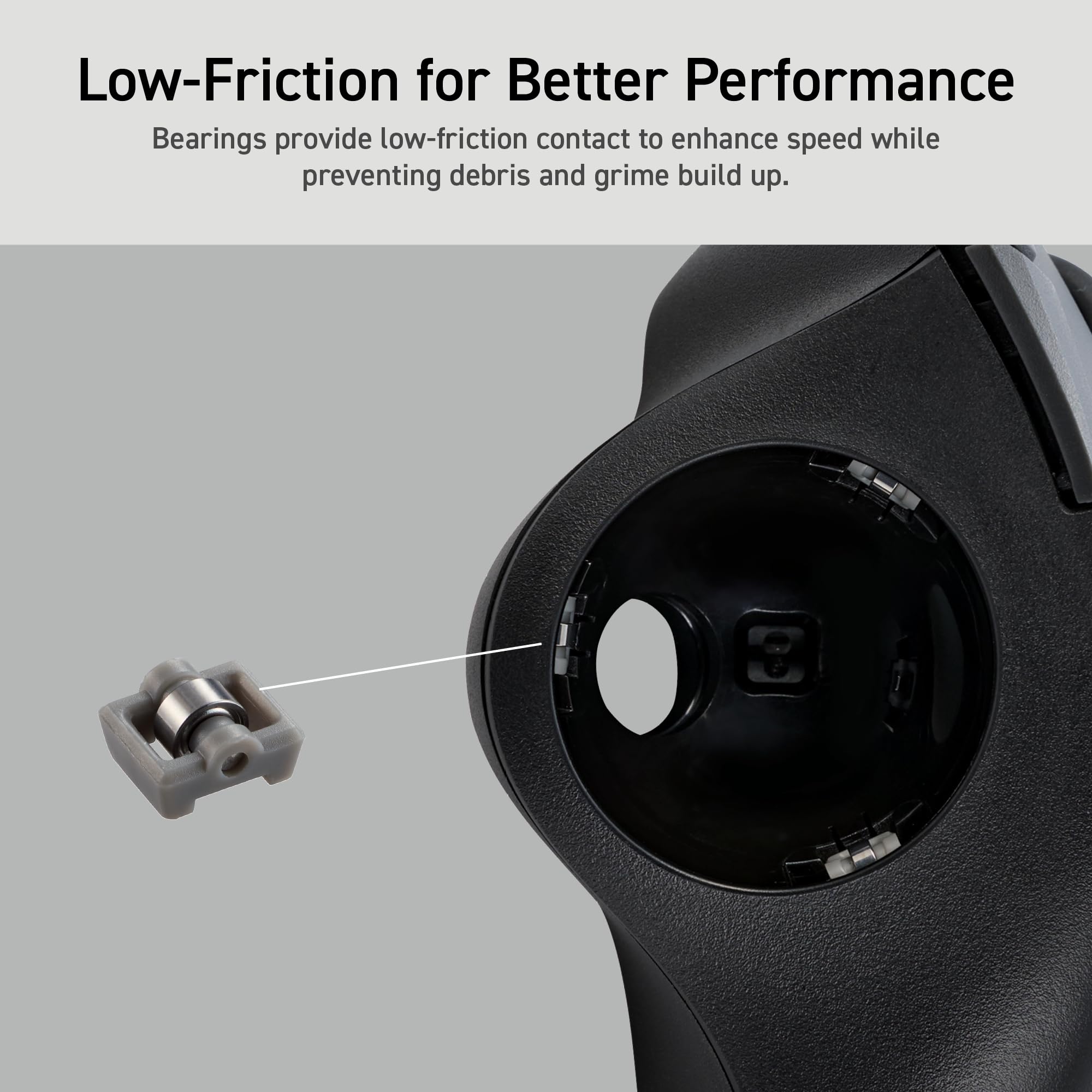 ELECOM Trackball IST filaire USB-A au design ergonomique et confortable, suivi super fluide avec roulement à bille, bille de 36 mm, contrôle du pouce, compatible avec Windows, PC et Mac Noir