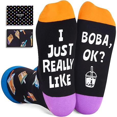 Boba Tea Socks: The 'Bubble-ific' Foot Fashion