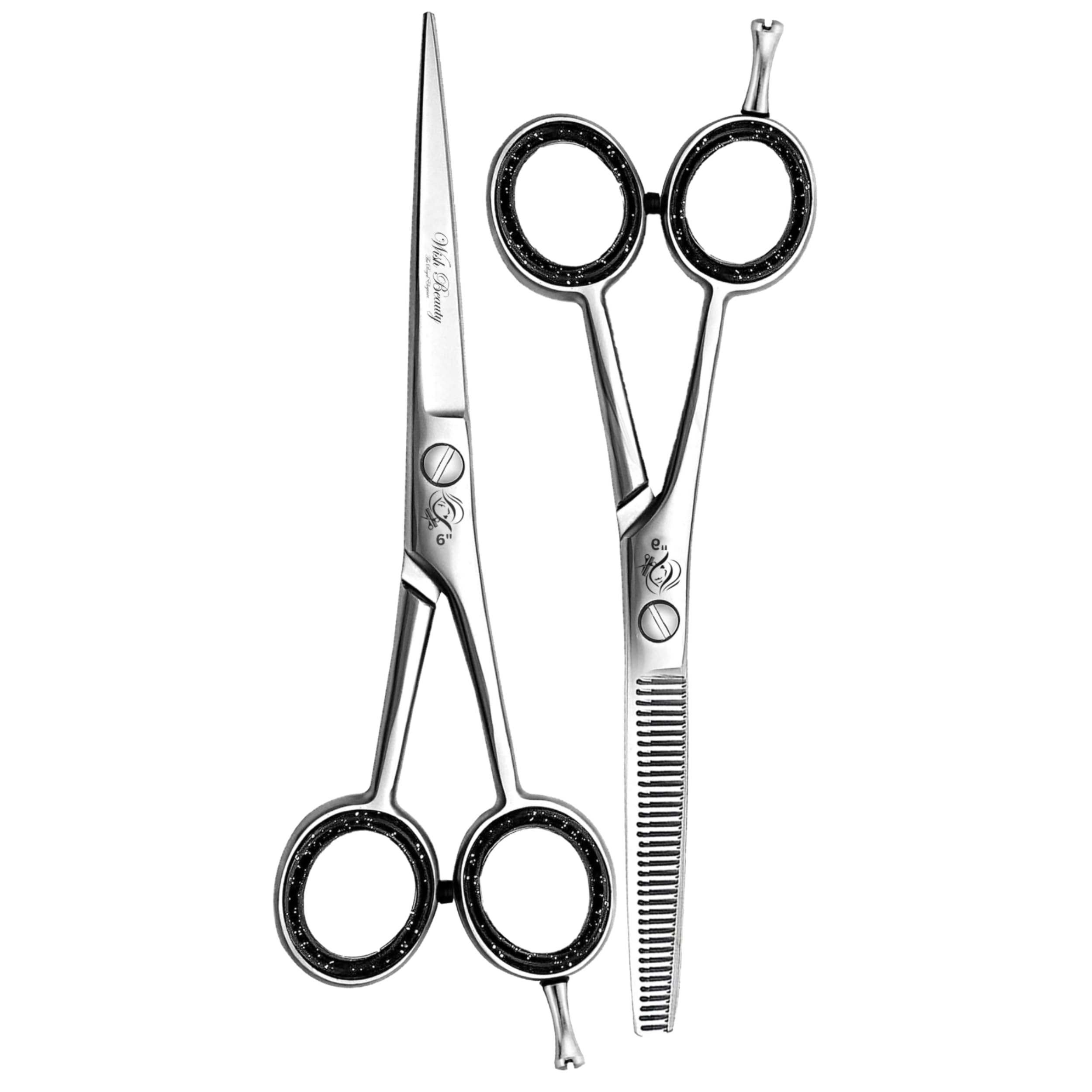 Wishbeauty Hairdressing Scissor Barber Salon Shear Stainless Steel Hair Cutting Scissors for Professional Hairdressers