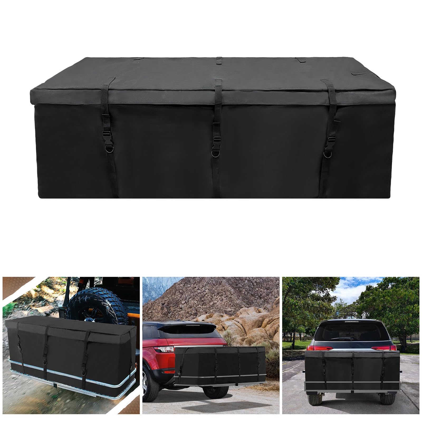 Cargo Carriers Bag Carriers Mount Cargo Bag for Car SUV with Reinforced Straps Soft Carriers