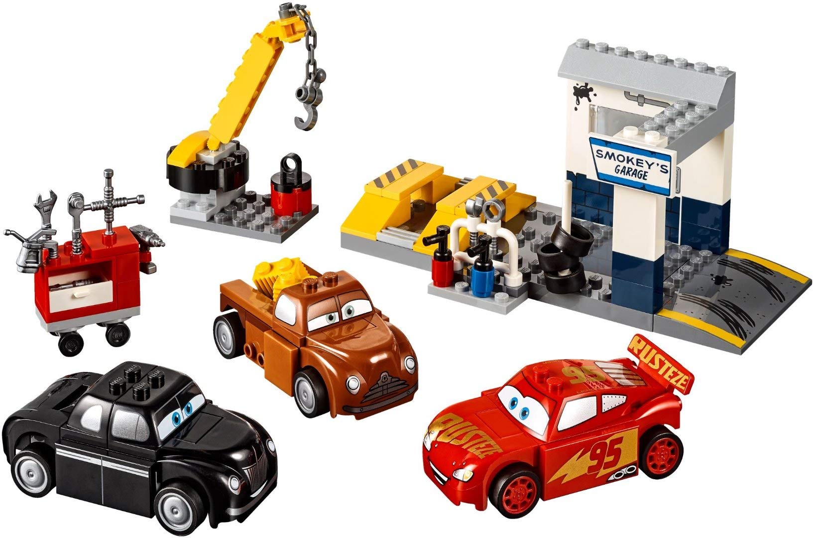 LEGO - 10743 - Jeu de Construction - Le Garage de Smokey