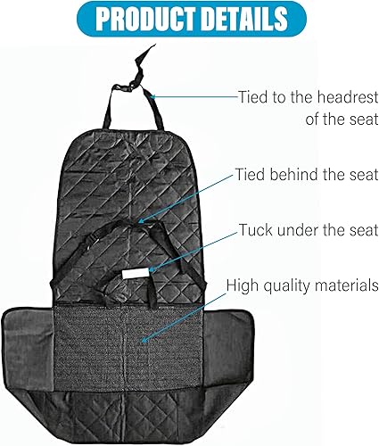 Miniatura 3 de Funda de asiento de coche para perro, funda impermeable para asiento de perro, accesorios de automóvil, protector de asiento de automóvil para