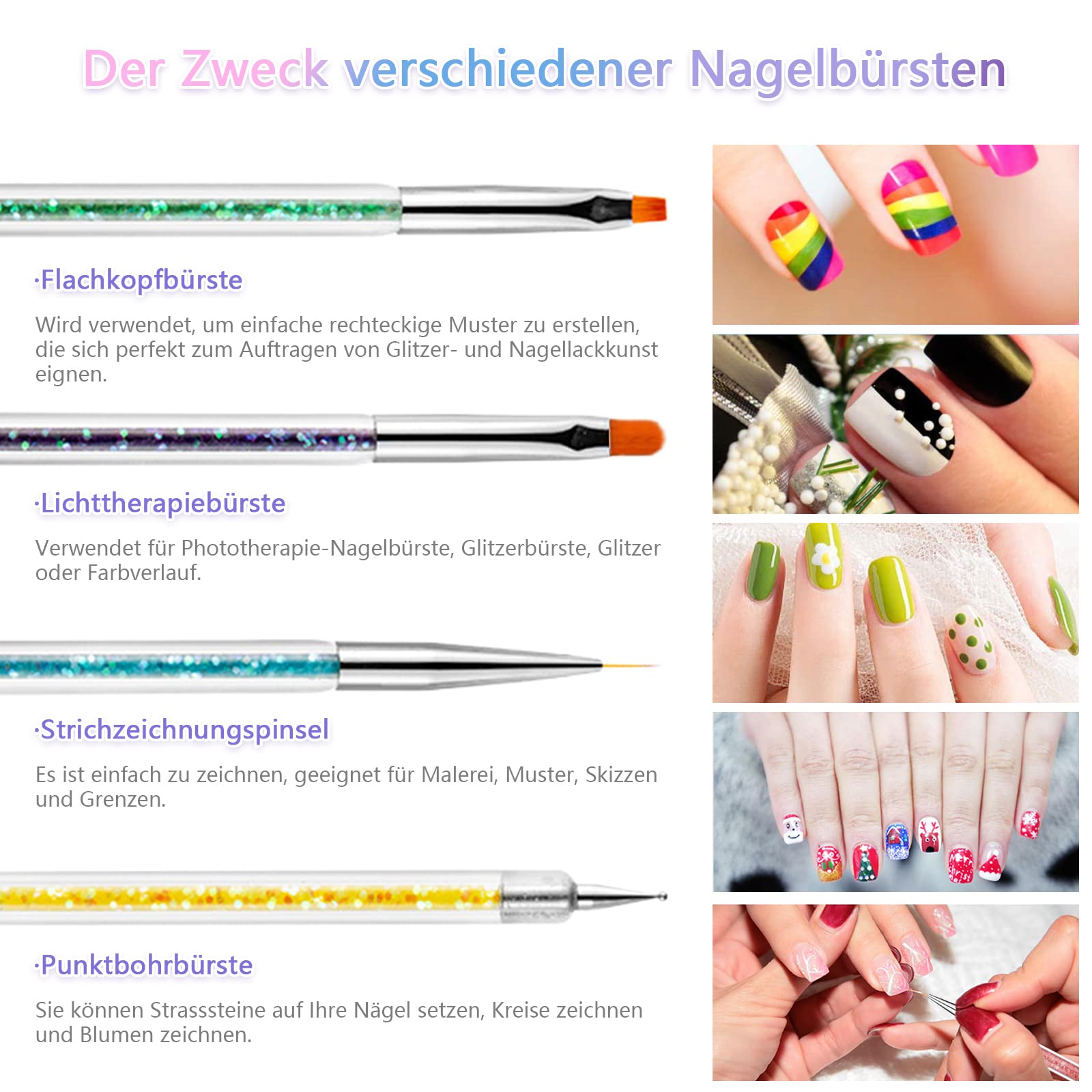 VEGCOO Nagelschwämme Set – 200 Stück Mit Metallzange Für Nail Art | Ideal Für Farbverläufe & Kreative Nageldesigns