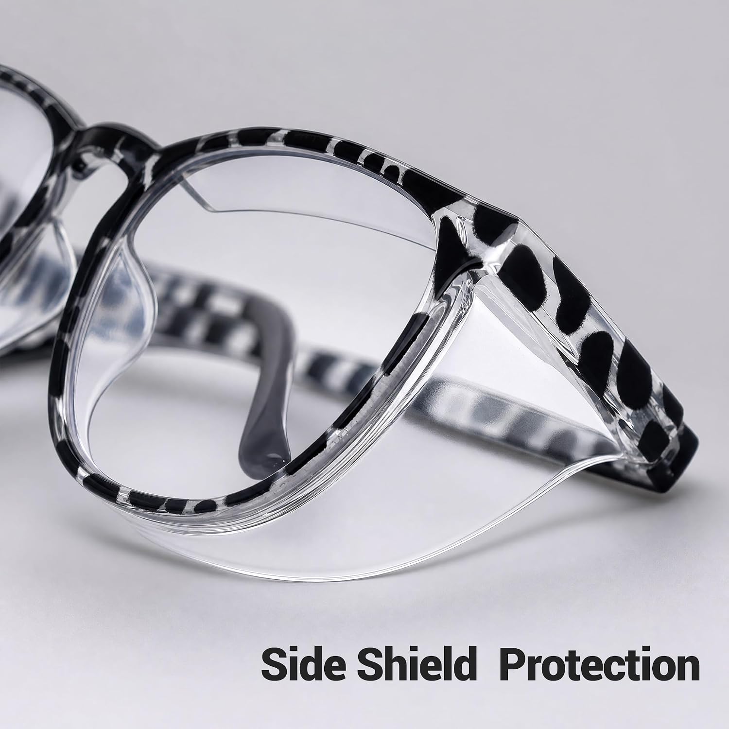 MORK&SUKY Safety Glasses, Stylish Goggles With No Fog Lense, Alternatives To Regular Protective Eyewear For Lab and Nursing.