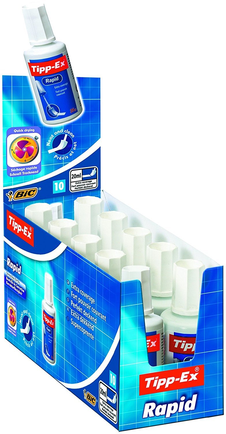 Corrector Tipp Ex frasco (10 unidades)