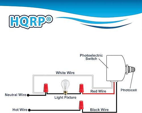 Miniatura 4 de HQRP Paquete de 2 interruptores de luz LED con sensor de fotocélula para interiores y exteriores, compatible con Zing Ear SNR-100WF Sensor