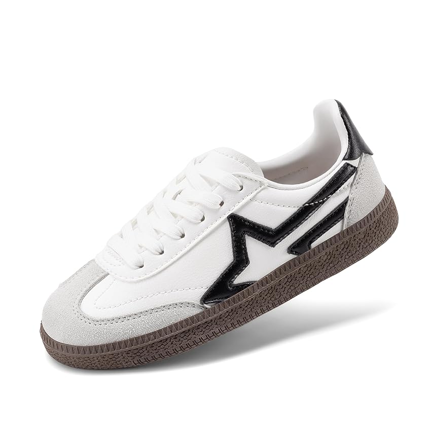 DREAM PAIRS Scarpe da Ginnastica Eleganti per Bambini Comode Antiscivolo Traspiranti Sneakers per Ragazzi e Ragazze,Size 32,Bianco,KKUMFN2506