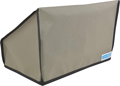 Comp Bind Technology Cubierta antipolvo para Epson Workforce ES-500W Color Duplex Document Scanner, cubierta antiestática de nailon plateado,