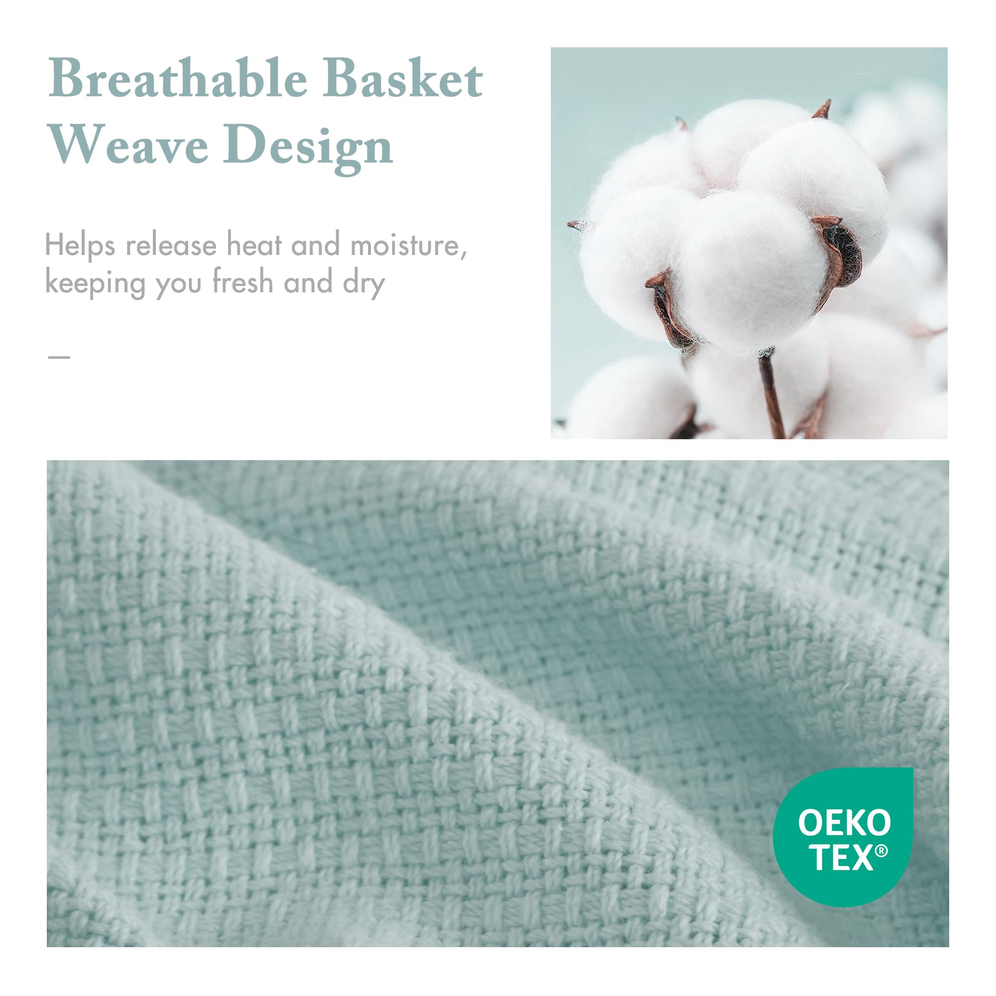 BBP  FRESH RECODS ブランケット Amazon.com: Madison Park Freshspun Basketweave Luxury Cotton