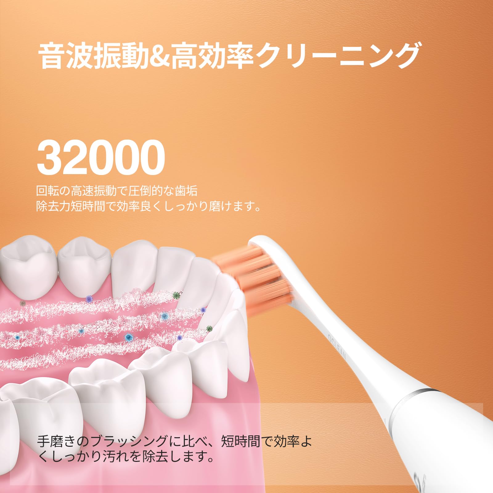 Amazon.co.jp: Oclean Flow TravelGo 電動歯ブラシセット 電動ハブラシ