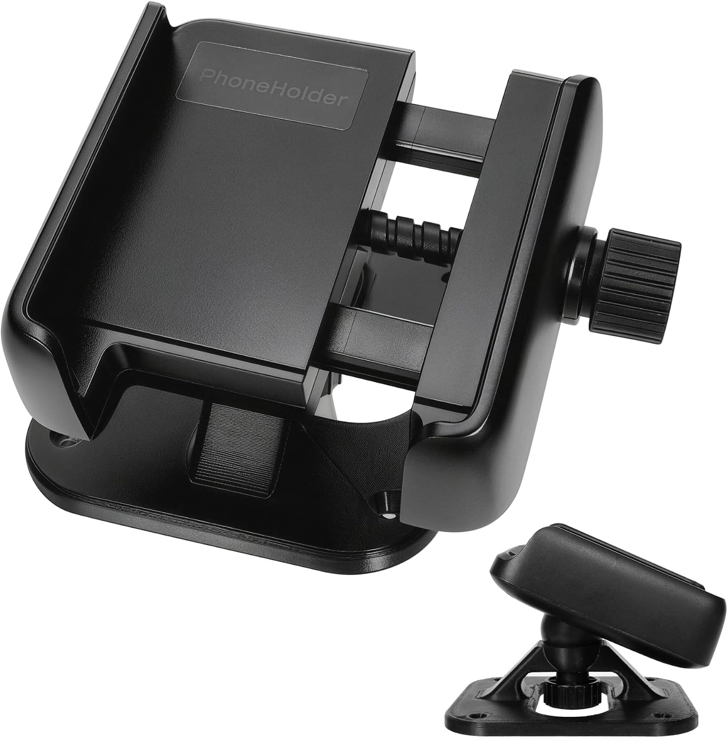 Boat Phone Holder - Marine Dash Mount Accessory - Slim Smartphone Mount - Store & Access Cell - ABS Plastic Phone Holde Perfect for Boat Center Consoles