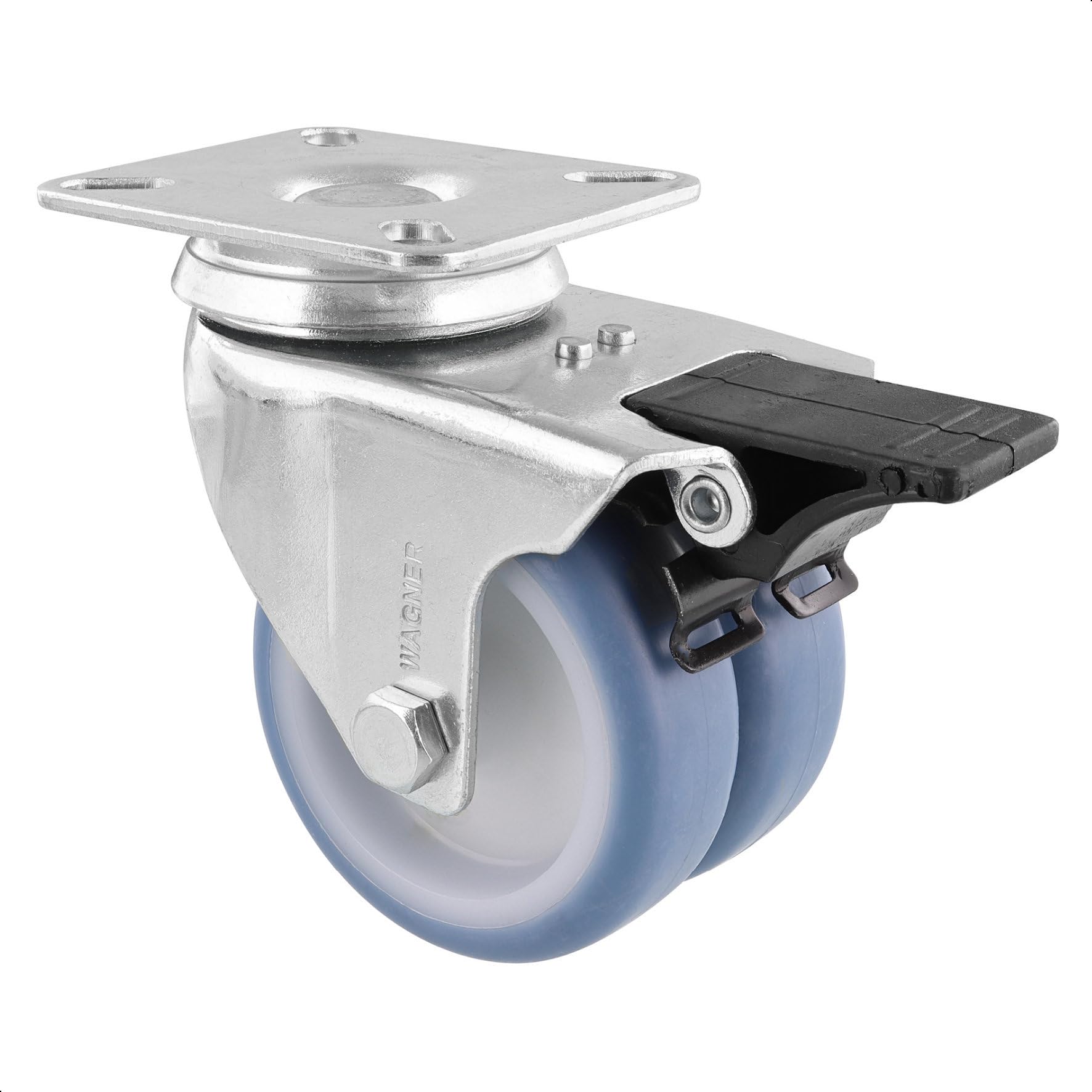 Roulette pivotante souple Wagner pour ne plus rayer vos parquets