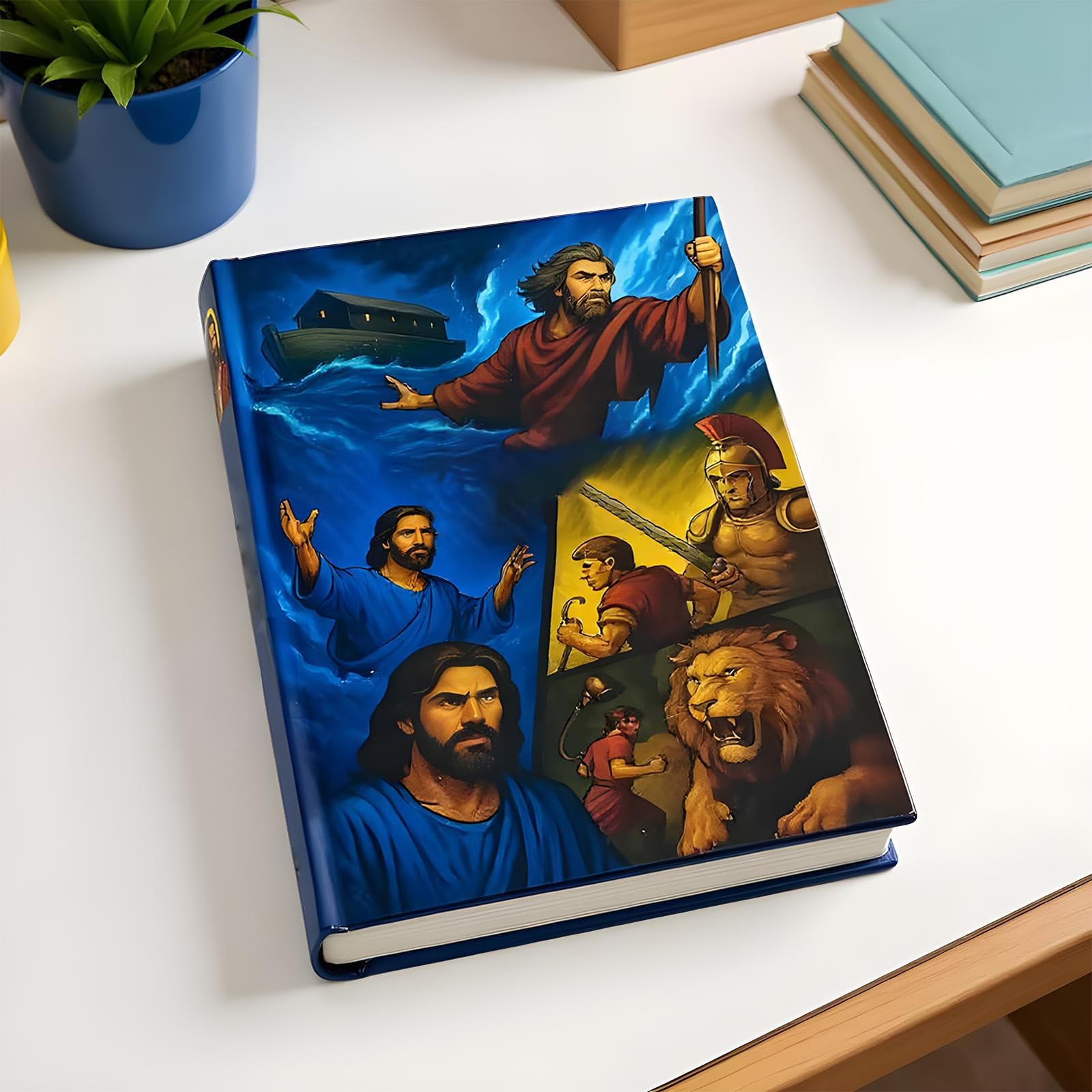 Libros de cómics, libro gráfico de cómics de la Biblia para niños, 6.3 x 8.27 pulgadas, educación en casa y educación, novelas gráficas en para escribir, dibujar, contar historias, jugar