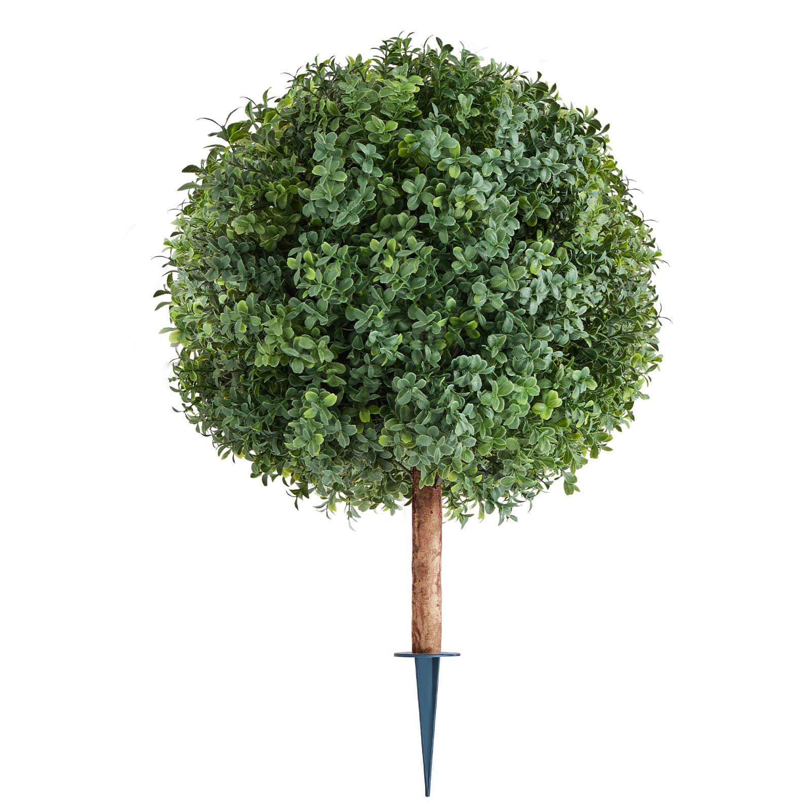 VEVOR Alberi di Bosso Artificiali con Picchetto da Terra Set di 2 pz da 686 mm di Arbusti e Cespugli Finti, Aspetto Reale per Decorazioni Portici Anteriori Esterni, Interni, Patio, Giardino