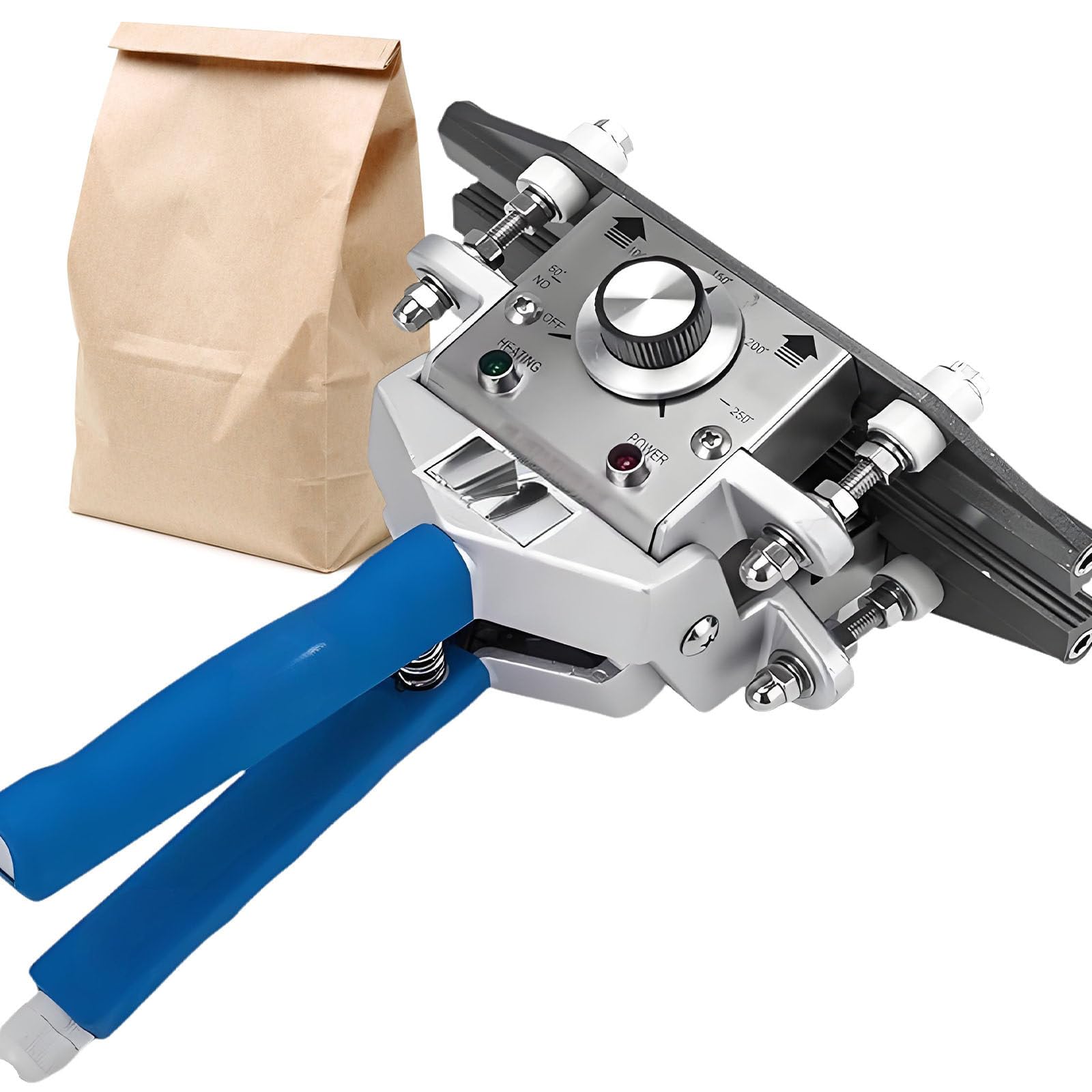 Sigillatrice a caldo portatile, potente strumento di sigillatura in foglio di alluminio, larghezza di tenuta 10 mm, per sacchetti di snack, sacchetti in Mylar e carta kraft
