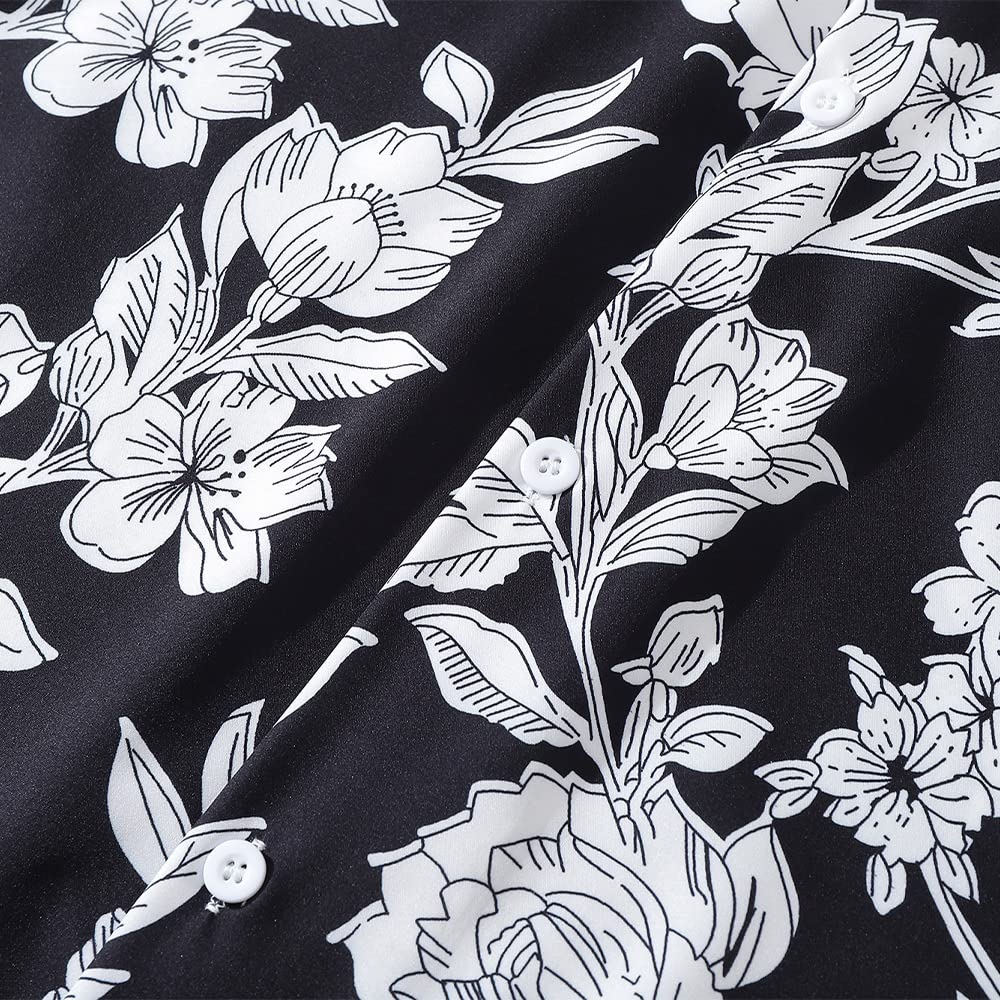 Camicia hawaiana da uomo con fiori da spiaggia estiva Harajuku High Street Casual Cool Thin Top
