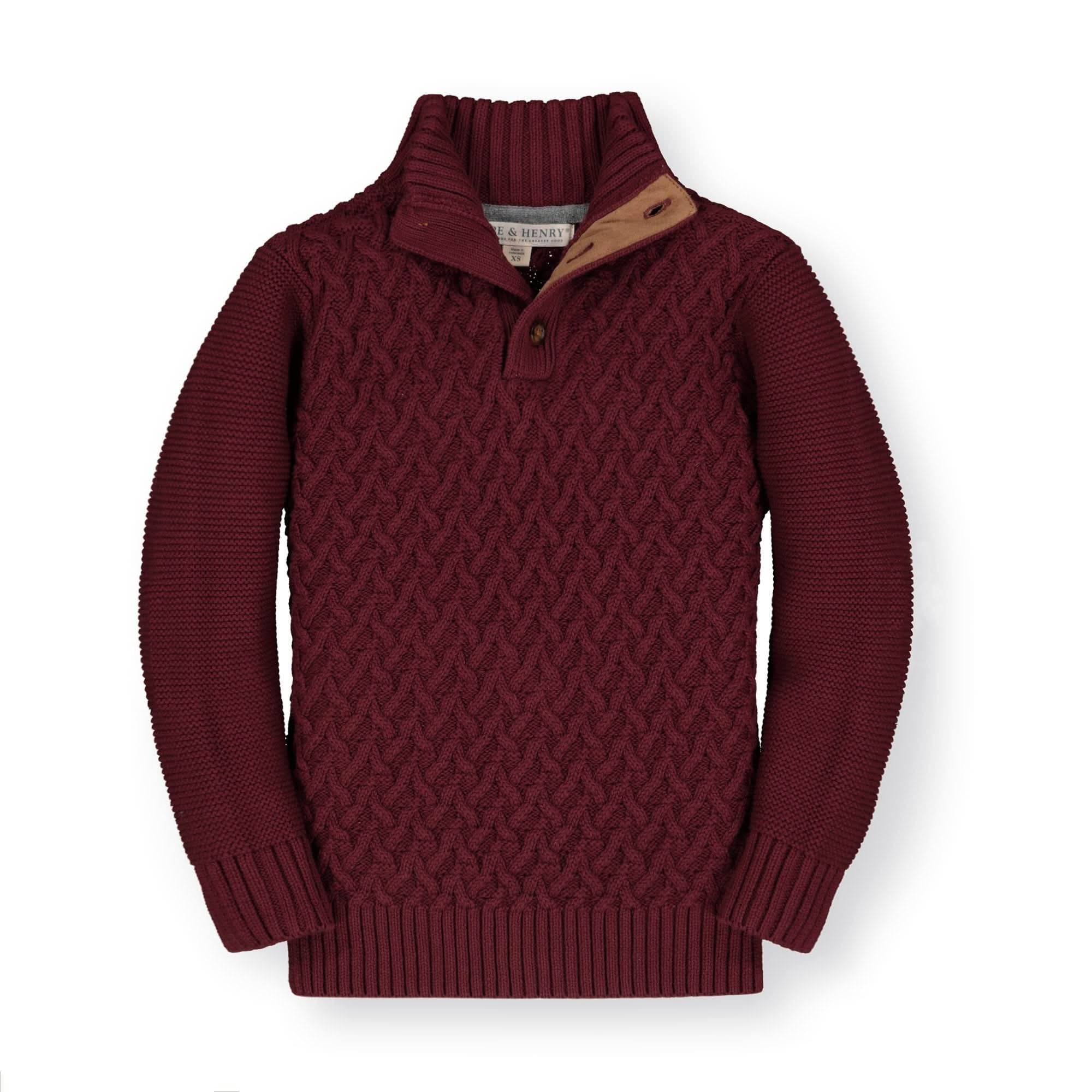 Hope &amp; Henry Girls' Milano Tipped Sweater Dress