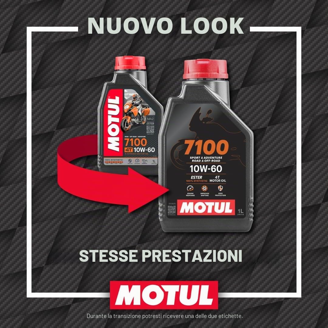 Motul 104101 7100 4T 10W-60, 4 L