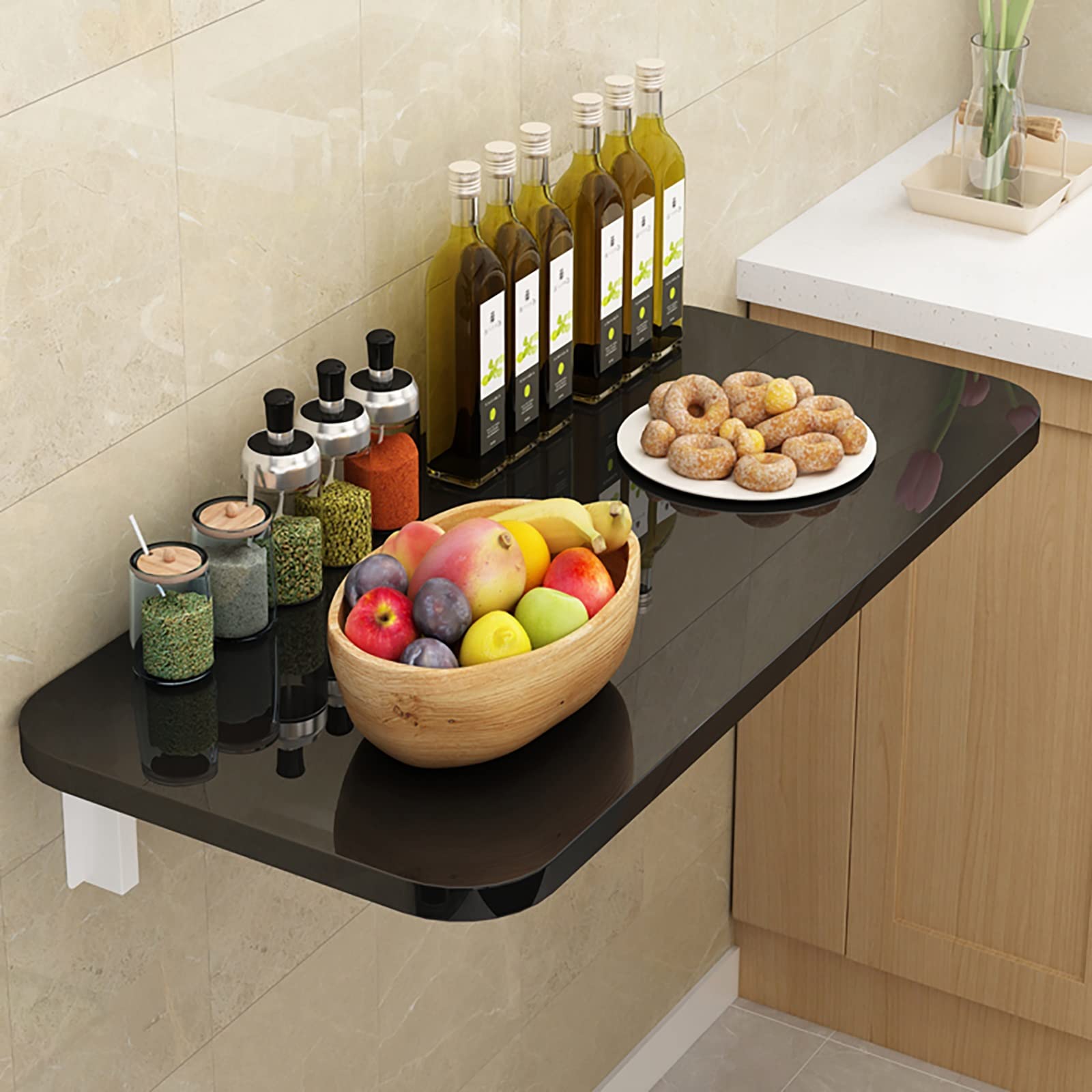 Établi pliable et peu encombrant en bois pour petit espace
