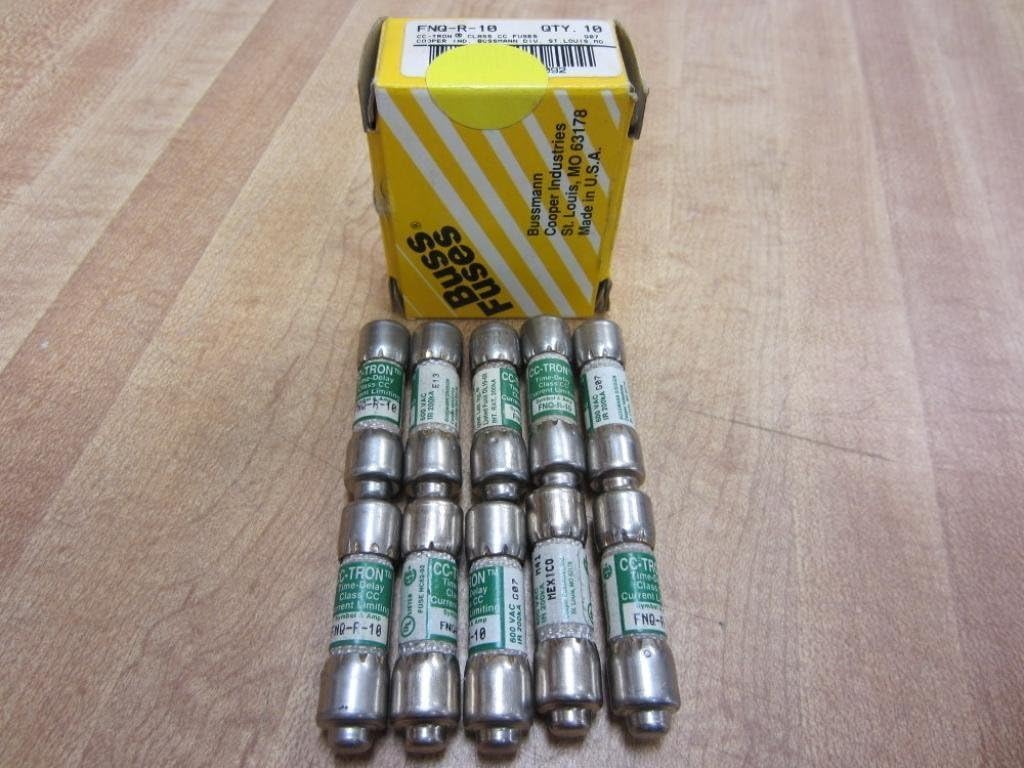 10 New BUSSMANN FNQ-R-10 FUSES FNQR10