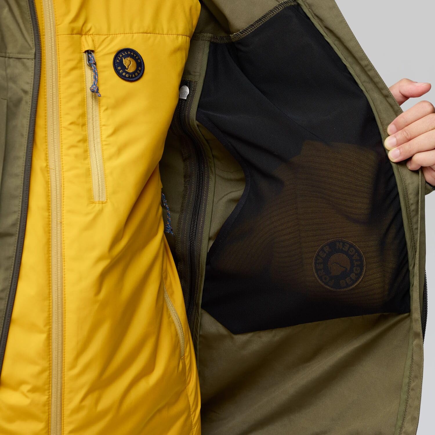 Fjällräven Męska kurtka Bergtagen G-1000 M, Laurel Green, XL, zielony (Laurel Green), XL