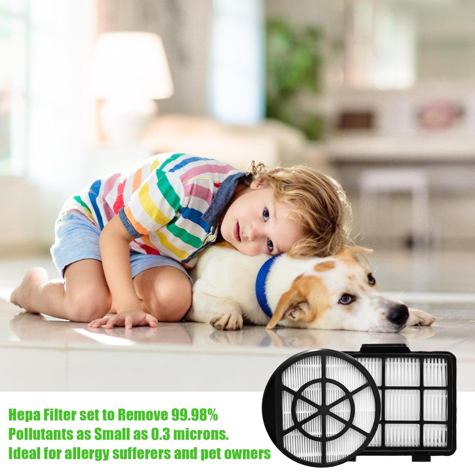 4 pezzi filtri accessori per aspirapolvere Bosch Serie 2 BGC05A220A, BGC05A320, BGC05A322, BGC05AAA1, BGS05A221, BGS05A222, BGS05AAA2/01, BGS05A220/02, filtro Hepa protezione motore Filtro, filtro di