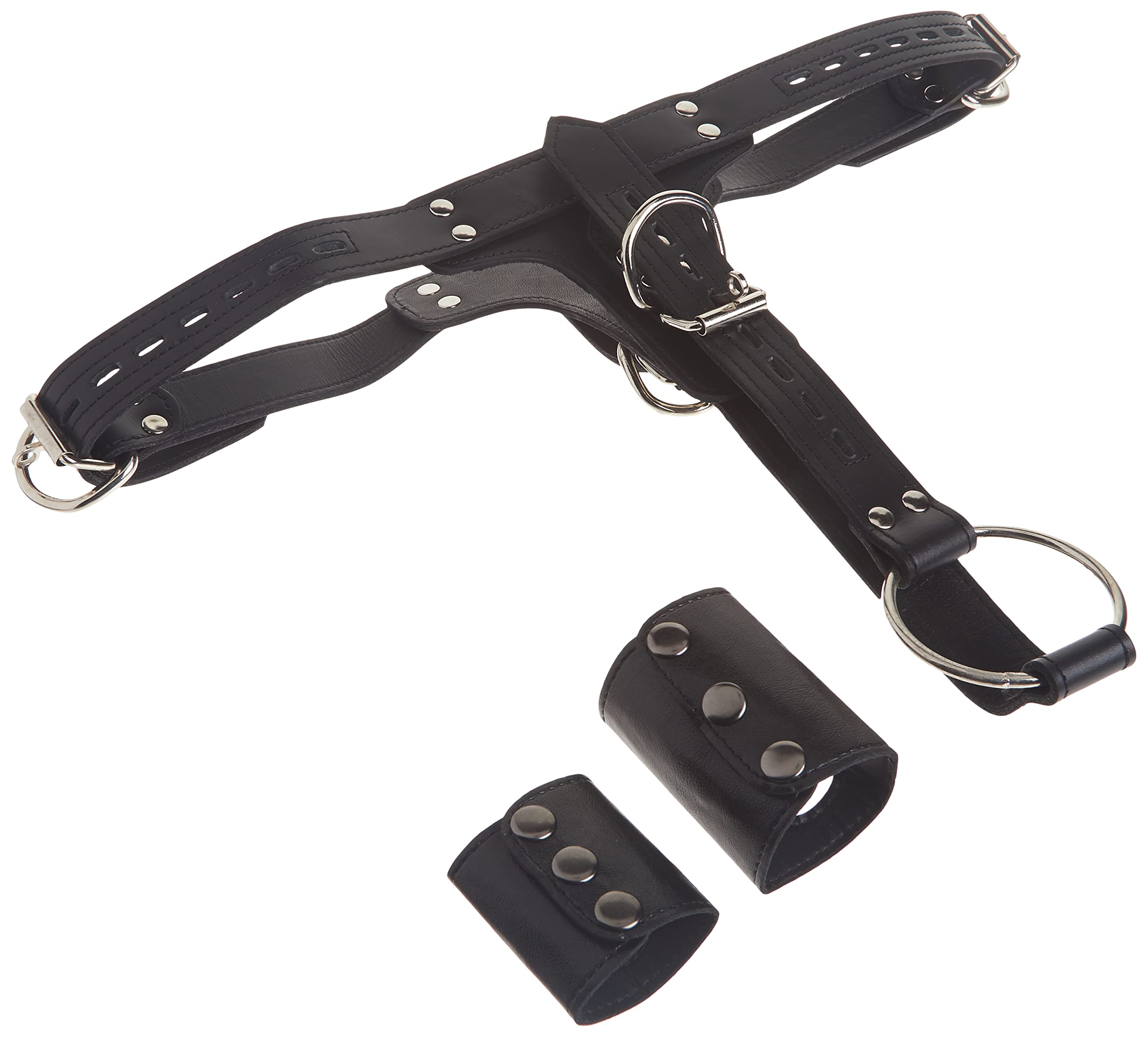locking anal plug harness Ass Holster Anal Plug Harness main image 1