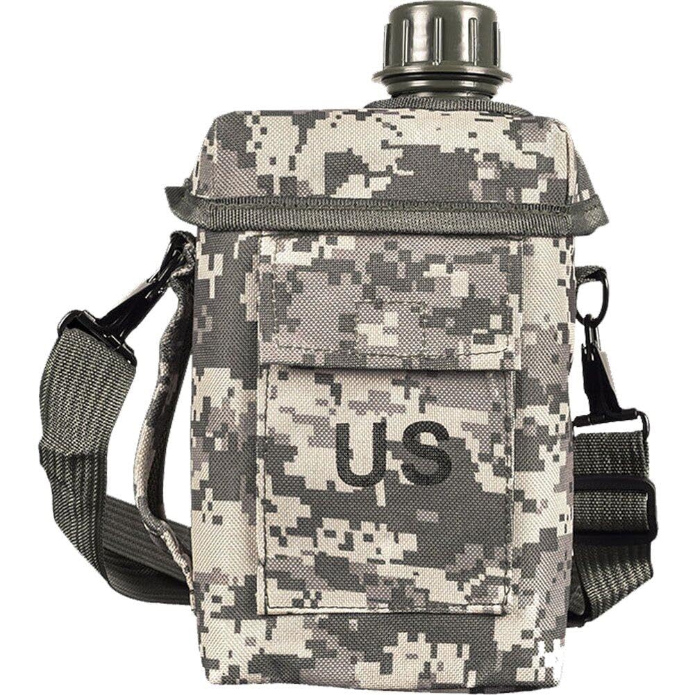 Large Capacity Pvc Military Water Bottle Kettle with Kettle Bag Water Bag for Hunting Hiking Camping Travel