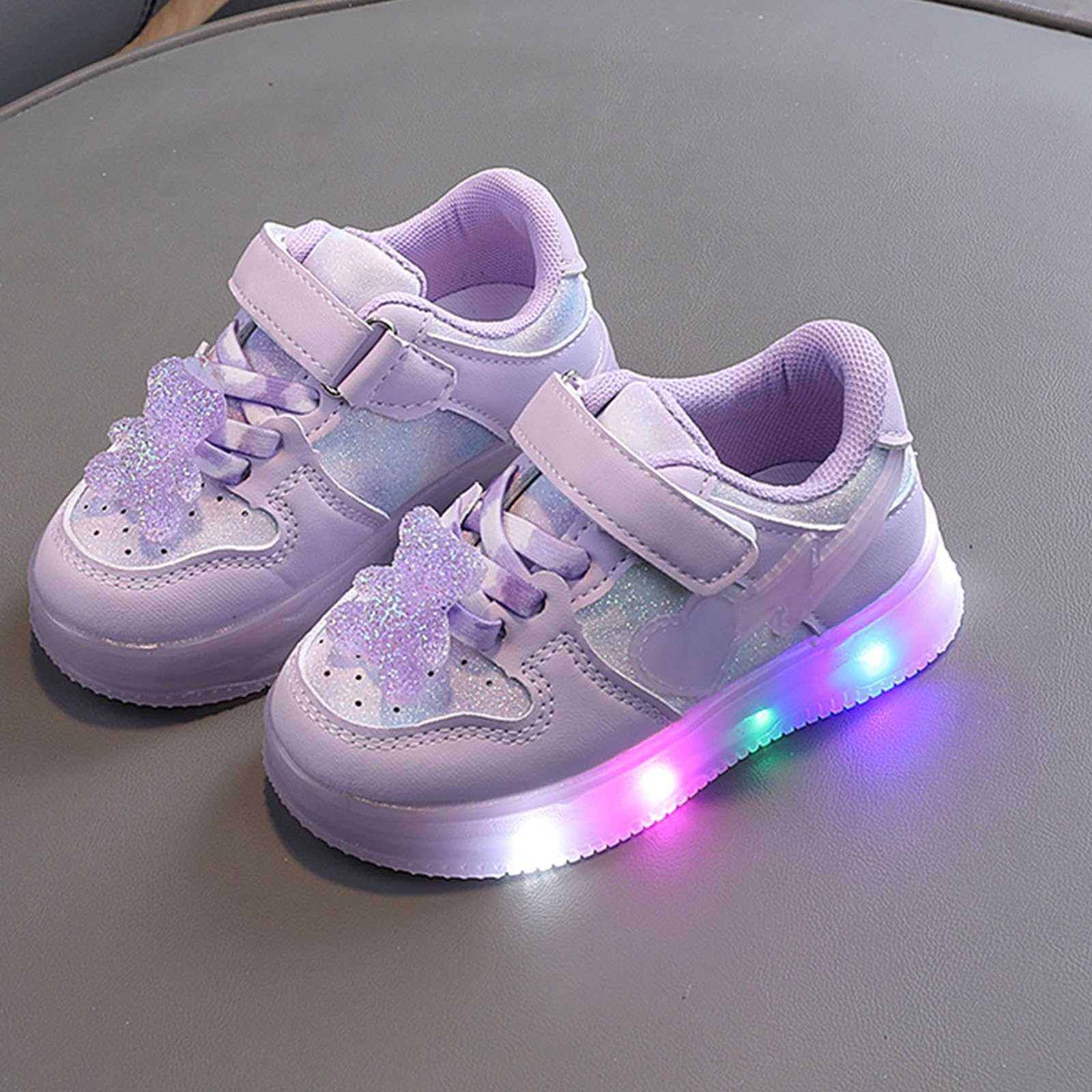 Zapatillas LED Niñas Calzado Deportivo Infantil Luces Duraderas Ligeras Cómodo