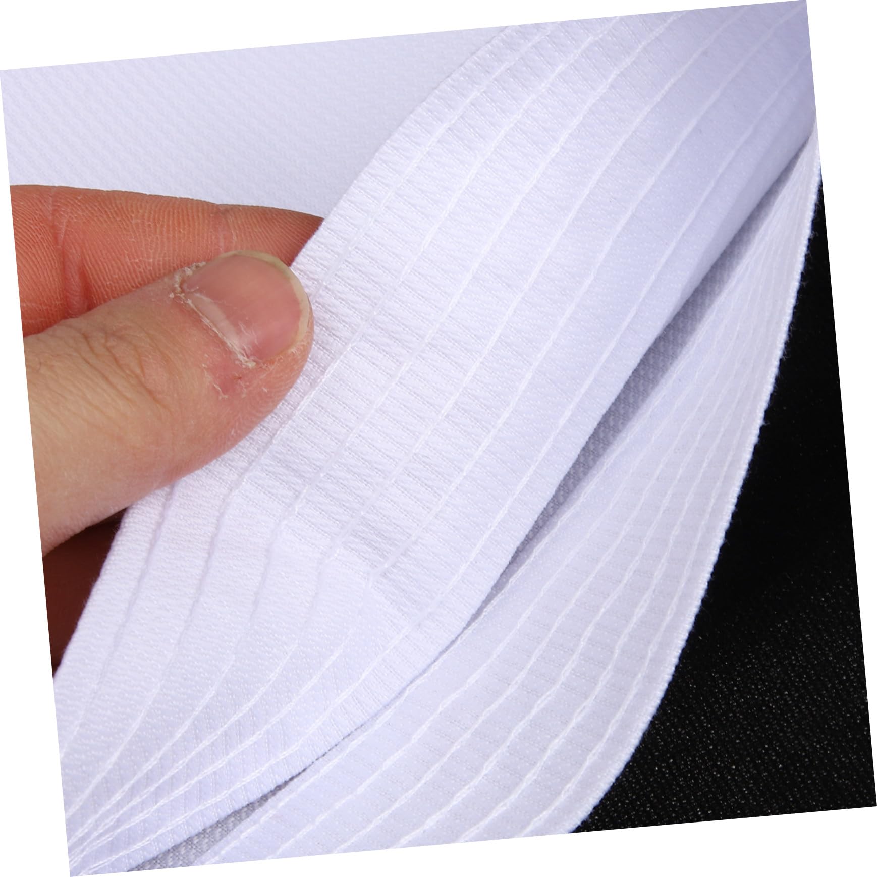 COLLBATH Uniforme de Taekwondo Adulte Blanc Respirant Tissu Solide Ceinture Réutilisable 160 cm Arts Martiaux